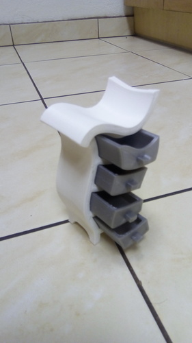 Wonkey Chest of Drawers 3D Print 24300 Wonkey Chest of Drawers 3D Print 24300