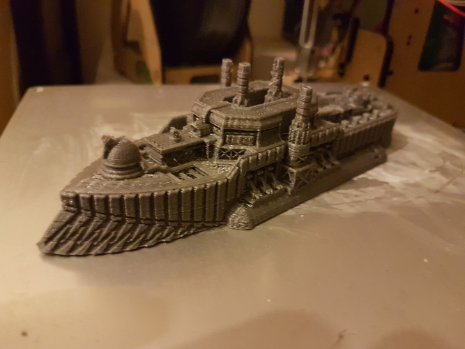 Albion Class Demi-Dreadnought 3D Print 24321 Albion Class Demi-Dreadnought 3D Print 24321