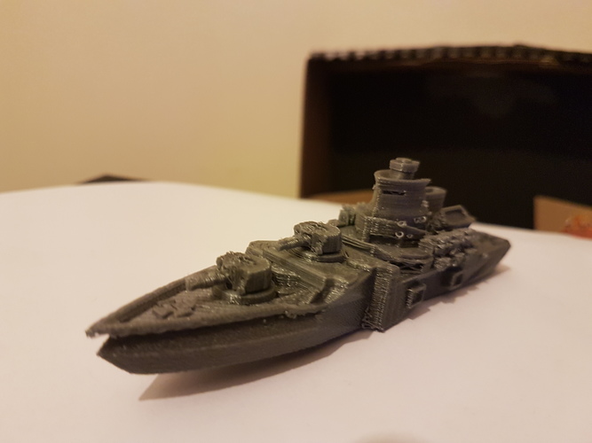 Meister Class Battleship 3D Print 24345 Meister Class Battleship 3D Print 24345