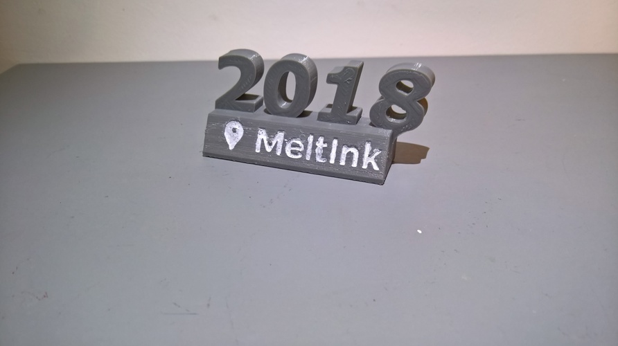 Meltink 2018 decoration 3D Print 24427 Meltink 2018 decoration 3D Print 24427