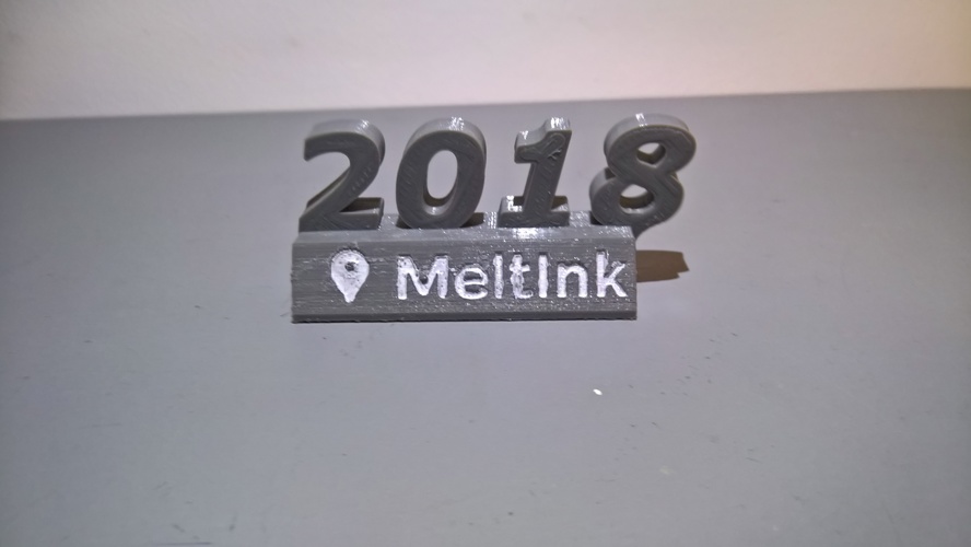 Meltink 2018 decoration 3D Print 24428 Meltink 2018 decoration 3D Print 24428