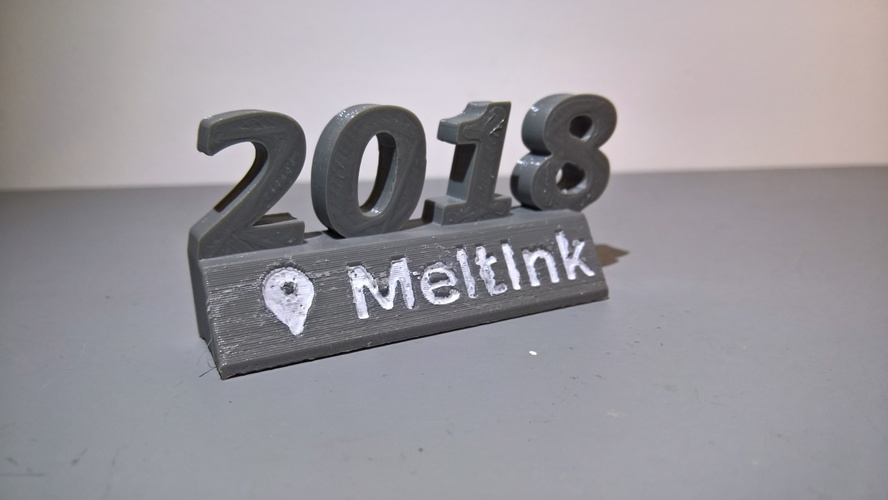 Meltink 2018 decoration 3D Print 24429 Meltink 2018 decoration 3D Print 24429