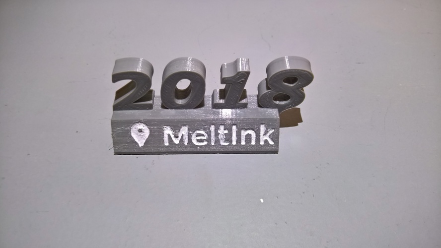 Meltink 2018 decoration 3D Print 24430 Meltink 2018 decoration 3D Print 24430