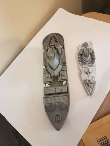 Rostock Class Armoured Supply Carrier 3D Print 24437 Rostock Class Armoured Supply Carrier 3D Print 24437