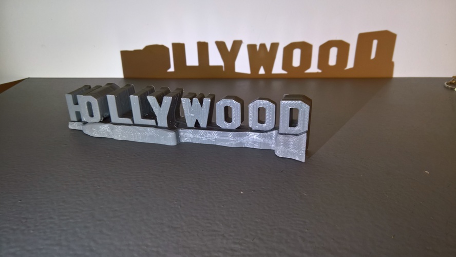 HOLLYWOOD sign 3D Print 24464 HOLLYWOOD sign 3D Print 24464