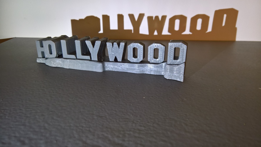 HOLLYWOOD sign 3D Print 24465 HOLLYWOOD sign 3D Print 24465