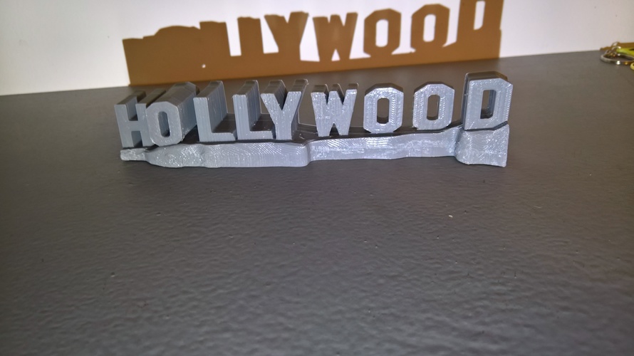 HOLLYWOOD sign 3D Print 24466 HOLLYWOOD sign 3D Print 24466