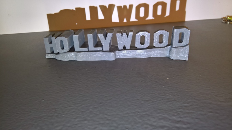 HOLLYWOOD sign 3D Print 24467 HOLLYWOOD sign 3D Print 24467