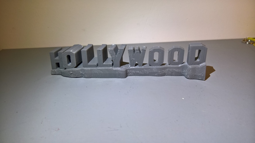 HOLLYWOOD sign 3D Print 24468 HOLLYWOOD sign 3D Print 24468