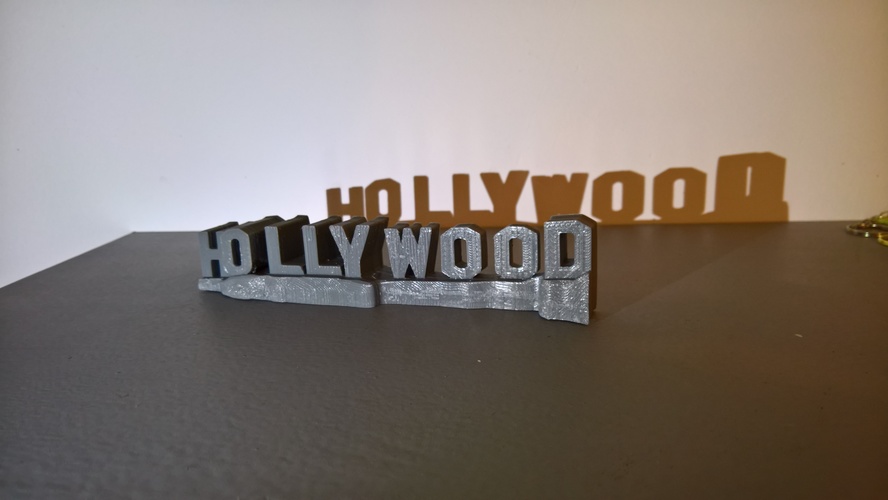 HOLLYWOOD sign 3D Print 24471 HOLLYWOOD sign 3D Print 24471