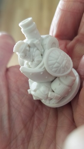 Dwarfclan Stonethrower (18mm scale) 3D Print 24535 Dwarfclan Stonethrower (18mm scale) 3D Print 24535
