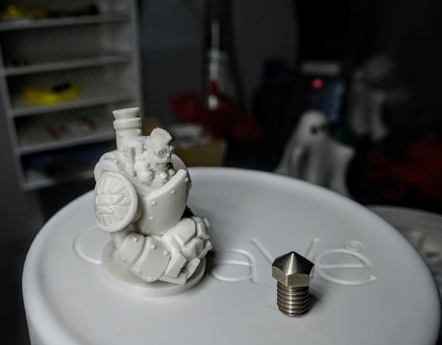 Dwarfclan Stonethrower (18mm scale) 3D Print 24536 Dwarfclan Stonethrower (18mm scale) 3D Print 24536