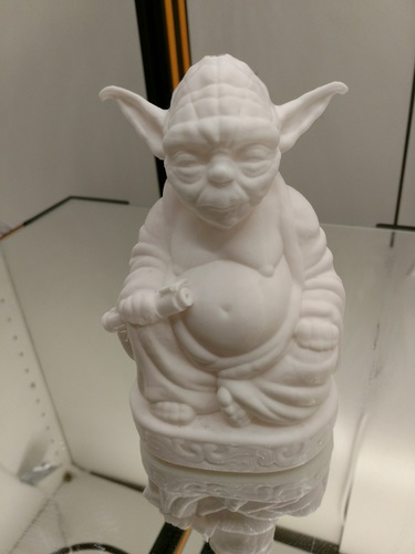 Improved Yoda Buddha w/ Lightsaber 3D Print 24593 Improved Yoda Buddha w/ Lightsaber 3D Print 24593
