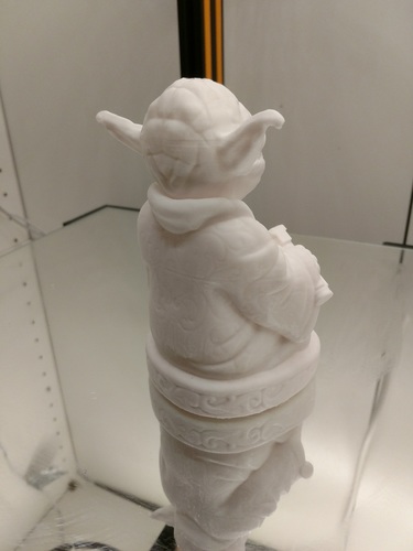 Improved Yoda Buddha w/ Lightsaber 3D Print 24594 Improved Yoda Buddha w/ Lightsaber 3D Print 24594