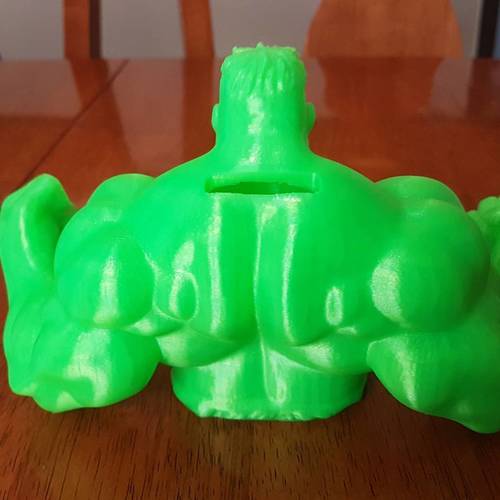Hulk Piggy Bank 3D Print 24605 Hulk Piggy Bank 3D Print 24605