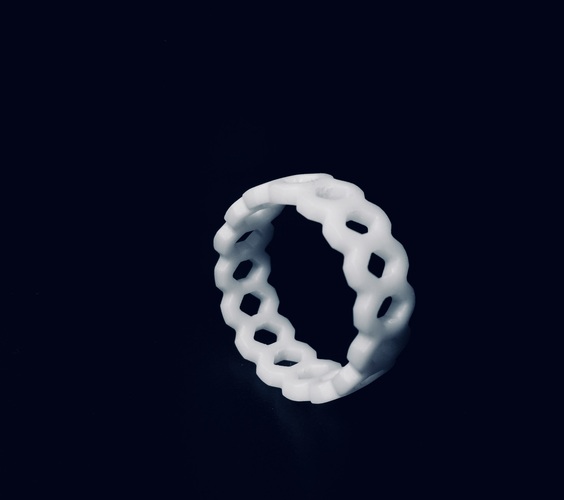 anello octagon 3D Print 24639 anello octagon 3D Print 24639