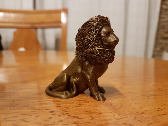 lion with hair 3D Print 24678 lion with hair 3D Print 24678