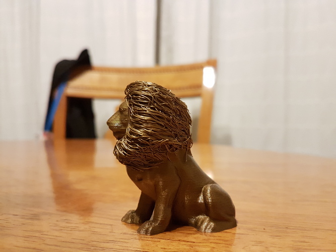 lion with hair 3D Print 24679 lion with hair 3D Print 24679