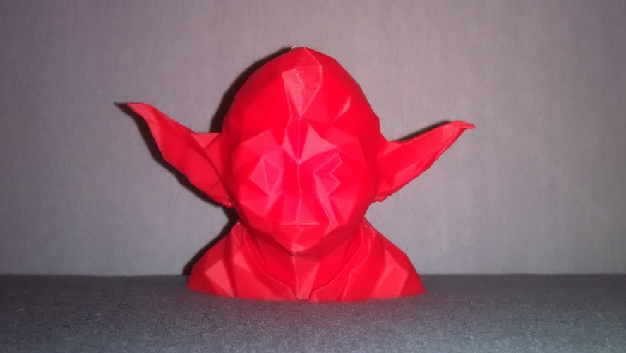 Low Poly Yoda 3D Print 24707 Low Poly Yoda 3D Print 24707