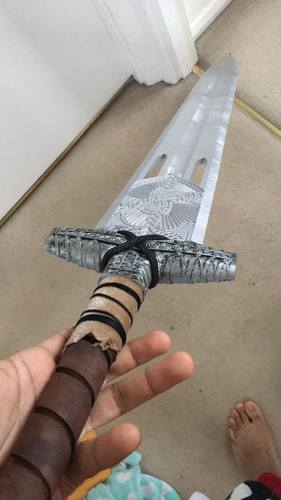 The Young Wolf's Howl, Exotic Sword from Destiny's Rise of Iron 3D Print 24723 The Young Wolf's Howl, Exotic Sword from Destiny's Rise of Iron 3D Print 24723