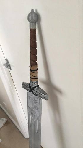 The Young Wolf's Howl, Exotic Sword from Destiny's Rise of Iron 3D Print 24724 The Young Wolf's Howl, Exotic Sword from Destiny's Rise of Iron 3D Print 24724