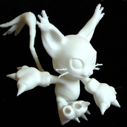 Gatomon Fan Made 3D Print 2475 Gatomon Fan Made 3D Print 2475