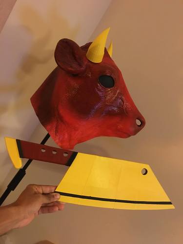 CowChop Butcher Knife 3D Print 25002 CowChop Butcher Knife 3D Print 25002