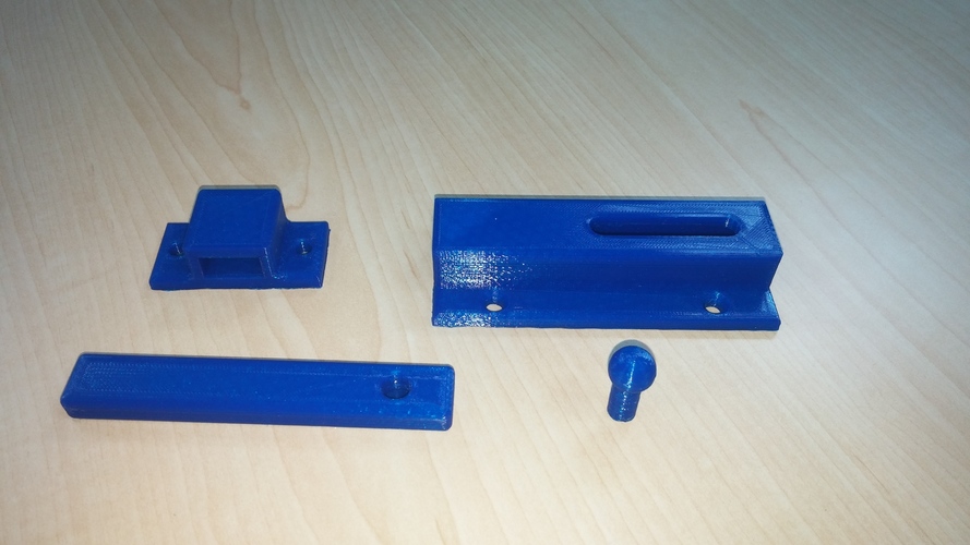 Sliding Door bolt Print fully assembled 3D Print 25066 Sliding Door bolt Print fully assembled 3D Print 25066
