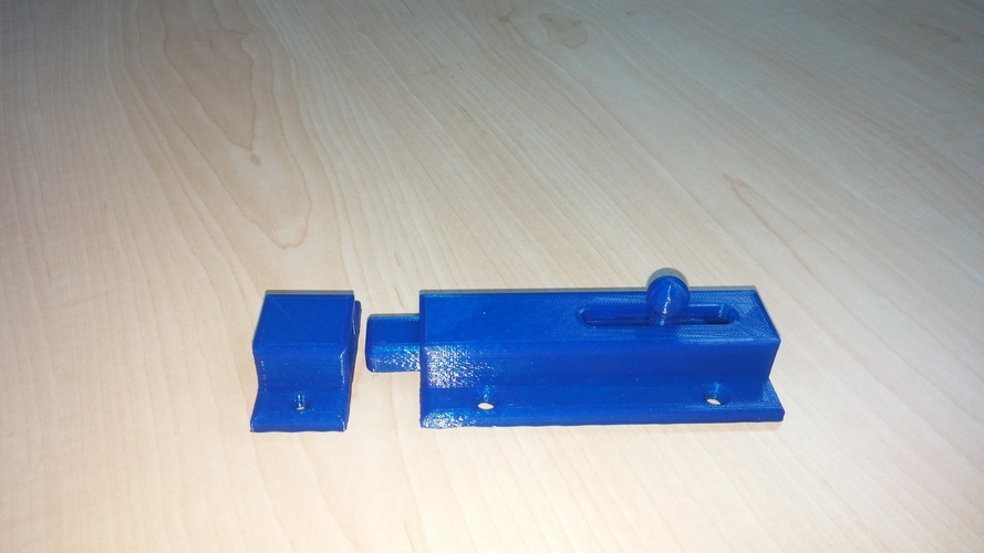 Sliding Door bolt Print fully assembled 3D Print 25067 Sliding Door bolt Print fully assembled 3D Print 25067