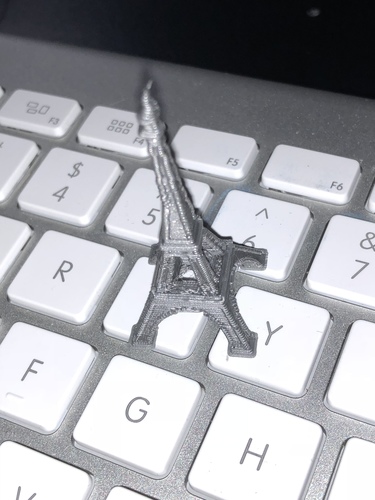 The Eiffel Tower Miniature 3D Print 25075 The Eiffel Tower Miniature 3D Print 25075