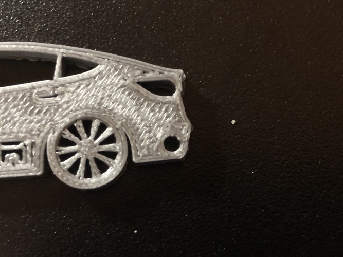 Tesla Model 3 keychain 3D Print 25080 Tesla Model 3 keychain 3D Print 25080
