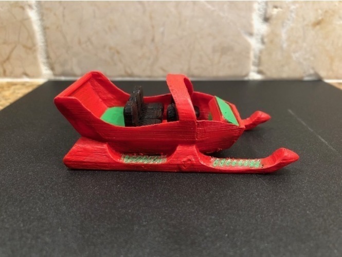 Santa baby Sleigh 3D Print 25149 Santa baby Sleigh 3D Print 25149