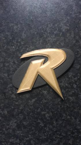 Classic Comic Robin chest emblem 3D Print 25194 Classic Comic Robin chest emblem 3D Print 25194