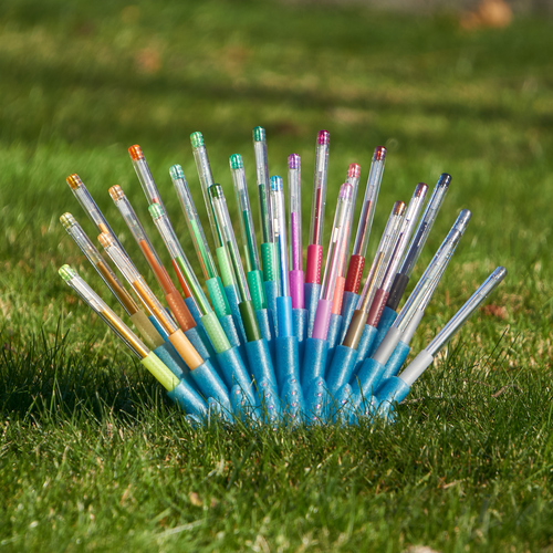 Peacock Gel Pen Stand 3D Print 25220 Peacock Gel Pen Stand 3D Print 25220