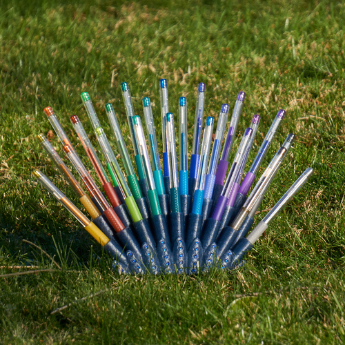 Peacock Gel Pen Stand 3D Print 25221 Peacock Gel Pen Stand 3D Print 25221