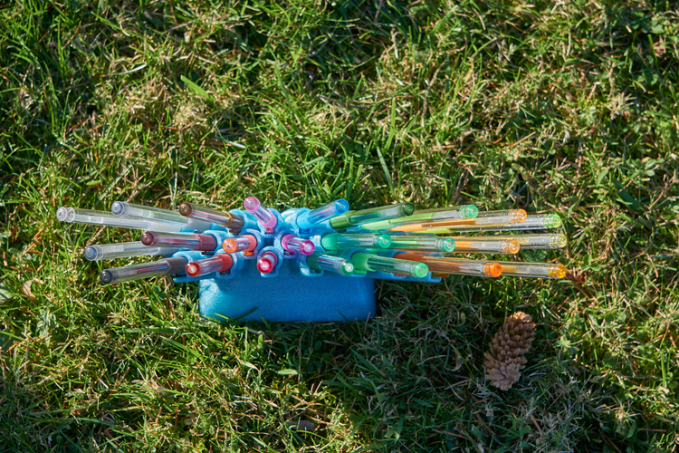 Peacock Gel Pen Stand 3D Print 25224 Peacock Gel Pen Stand 3D Print 25224