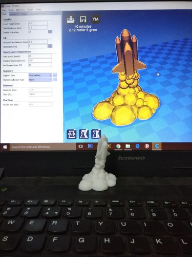 Launching Space Shuttle 3D Print 25226 Launching Space Shuttle 3D Print 25226