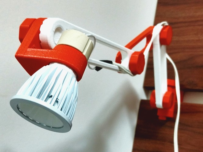 3d printed articulating LED lamp 3D Print 25252 3d printed articulating LED lamp 3D Print 25252