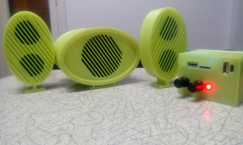 Speaker box 2.1 3D Print 25259 Speaker box 2.1 3D Print 25259