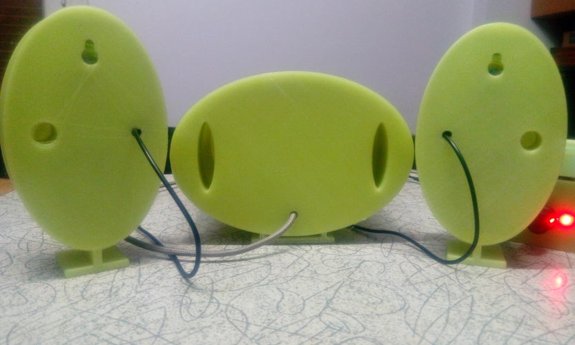 Speaker box 2.1 3D Print 25261 Speaker box 2.1 3D Print 25261