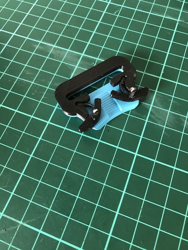 Quick Release Belt Buckle 3D Print 25283 Quick Release Belt Buckle 3D Print 25283