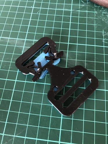 Quick Release Belt Buckle 3D Print 25284 Quick Release Belt Buckle 3D Print 25284