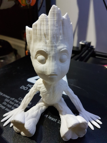 baby groot with base 3D Print 25302 baby groot with base 3D Print 25302