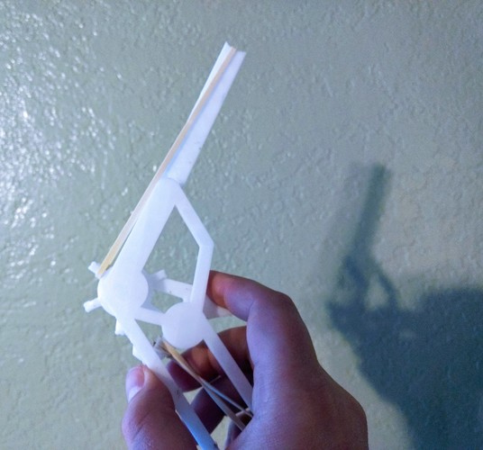 Rubber band gun - no screws required 3D Print 25311 Rubber band gun - no screws required 3D Print 25311
