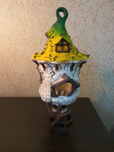 BIRDHOUSE - 3 PIECES 3D Print 25315 BIRDHOUSE - 3 PIECES 3D Print 25315