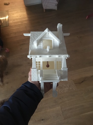 the American Craftsman Bungalow Birdhouse 3D Print 25330 the American Craftsman Bungalow Birdhouse 3D Print 25330