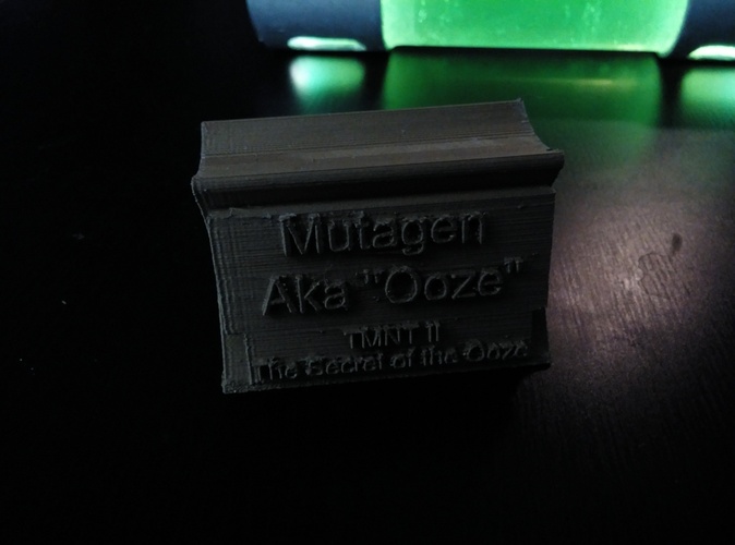 Mutagen, aka "OOze TMNT prop replica stand 3D Print 2536 Mutagen, aka "OOze TMNT prop replica stand 3D Print 2536