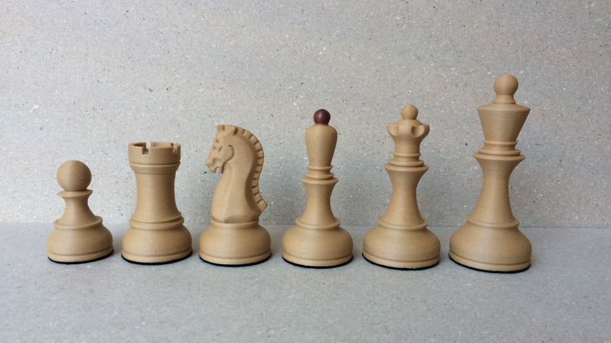 Dubrovnik Style Chess Set 3D Print 25408 Dubrovnik Style Chess Set 3D Print 25408