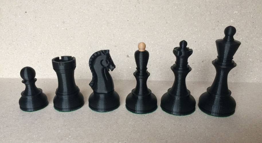 Dubrovnik Style Chess Set 3D Print 25409 Dubrovnik Style Chess Set 3D Print 25409