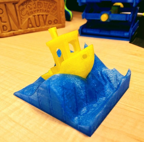 Wave stand for the #3DBenchy 3D Print 25413 Wave stand for the #3DBenchy 3D Print 25413